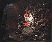 Abraham Mignon The Nature as a Symbol of Vanitas oil painting on canvas